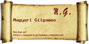 Magyari Gilgames névjegykártya